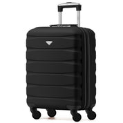 55x40x23cm Maximum Size Lufthansa Lightweight 4 Wheel ABS Hard Cabin Suitcase