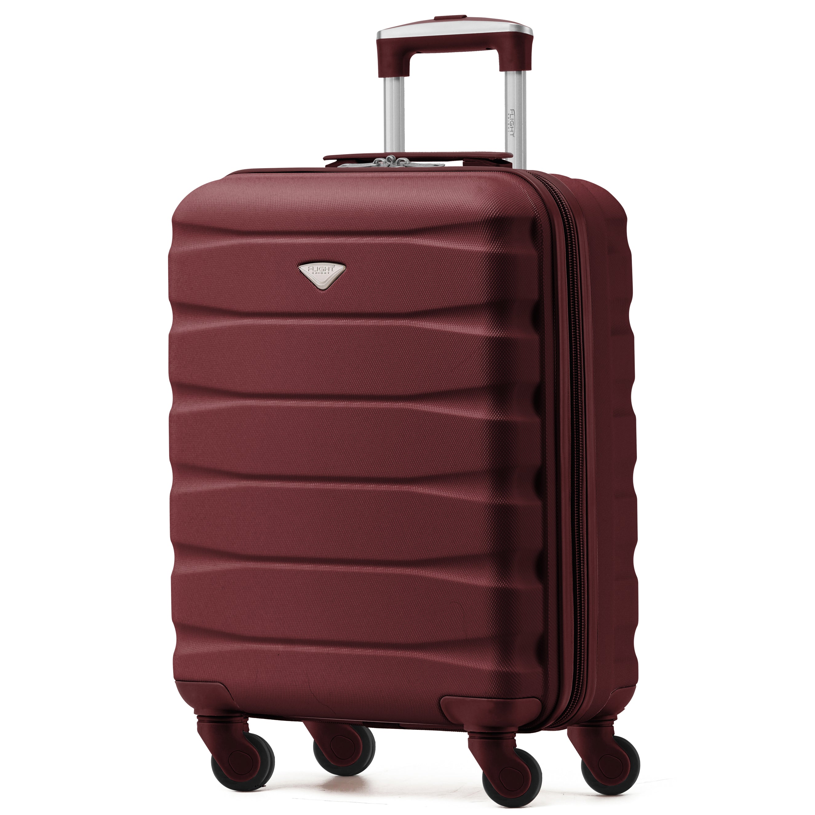 55x40x23cm Maximum Size Lufthansa Lightweight 4 Wheel ABS Hard Cabin Suitcase