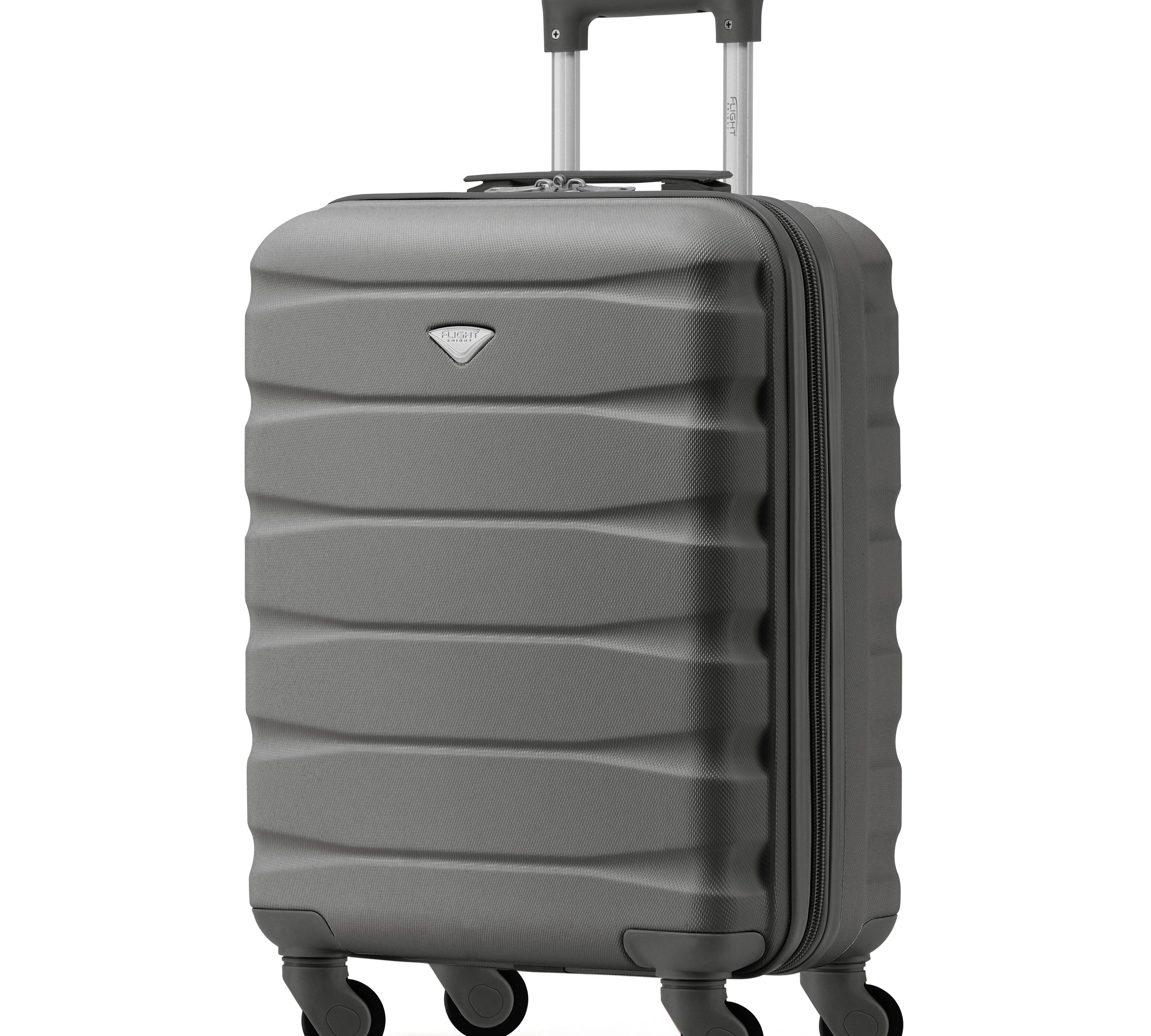 55x40x23cm Maximum Size Lufthansa Lightweight 4 Wheel ABS Hard Cabin Suitcase