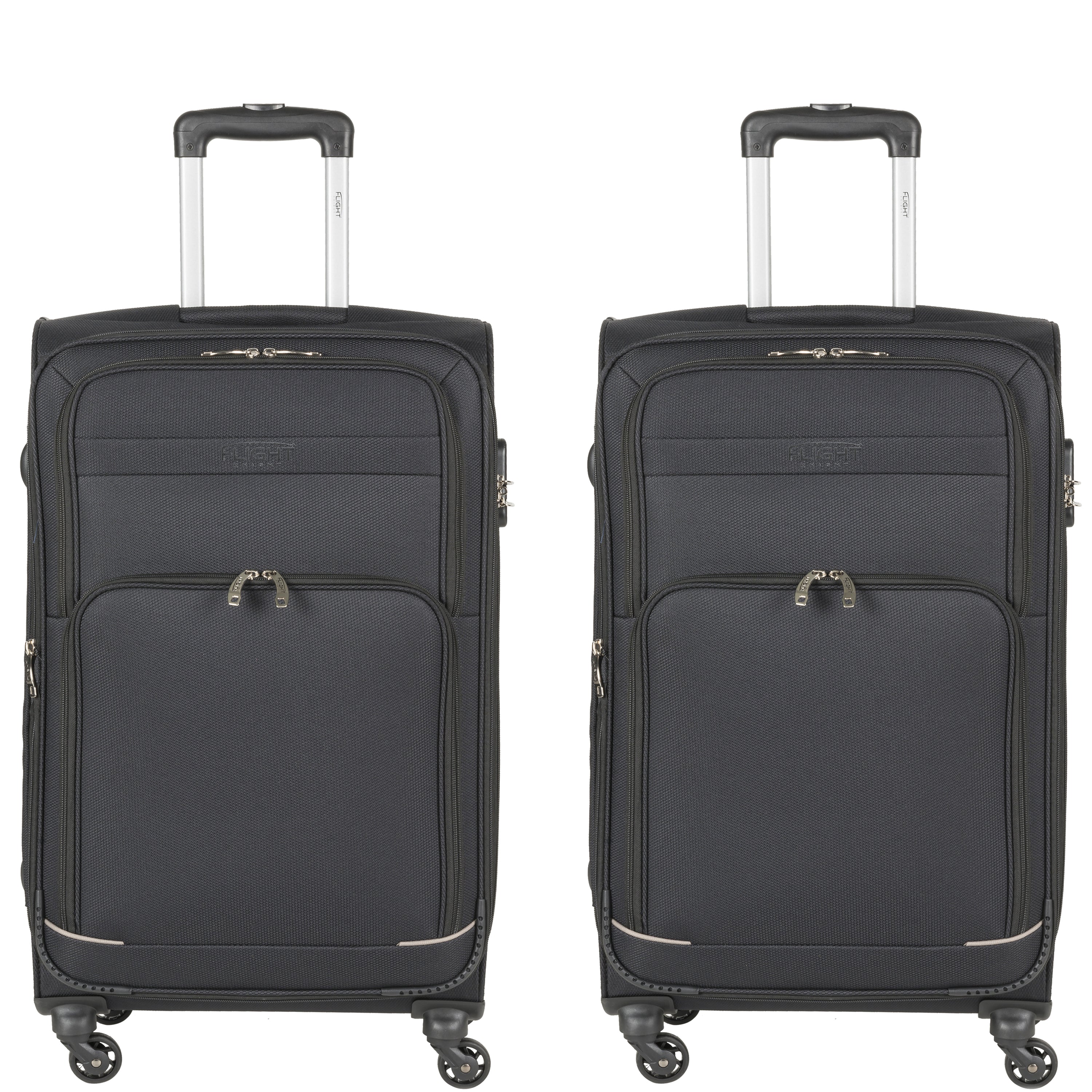 Lightweight 8 Wheel Spin Cabin Suitcases & Hold Luggage RyanAir BA Approved