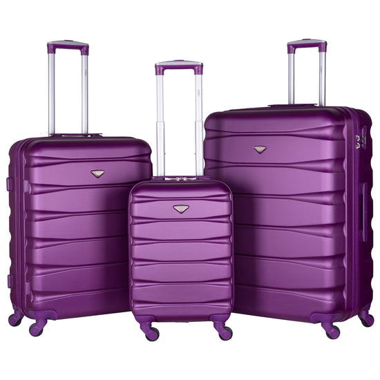 Lightweight 4 Wheel Hard Case Suitcases Cabin & Hold Luggage Emirates ...