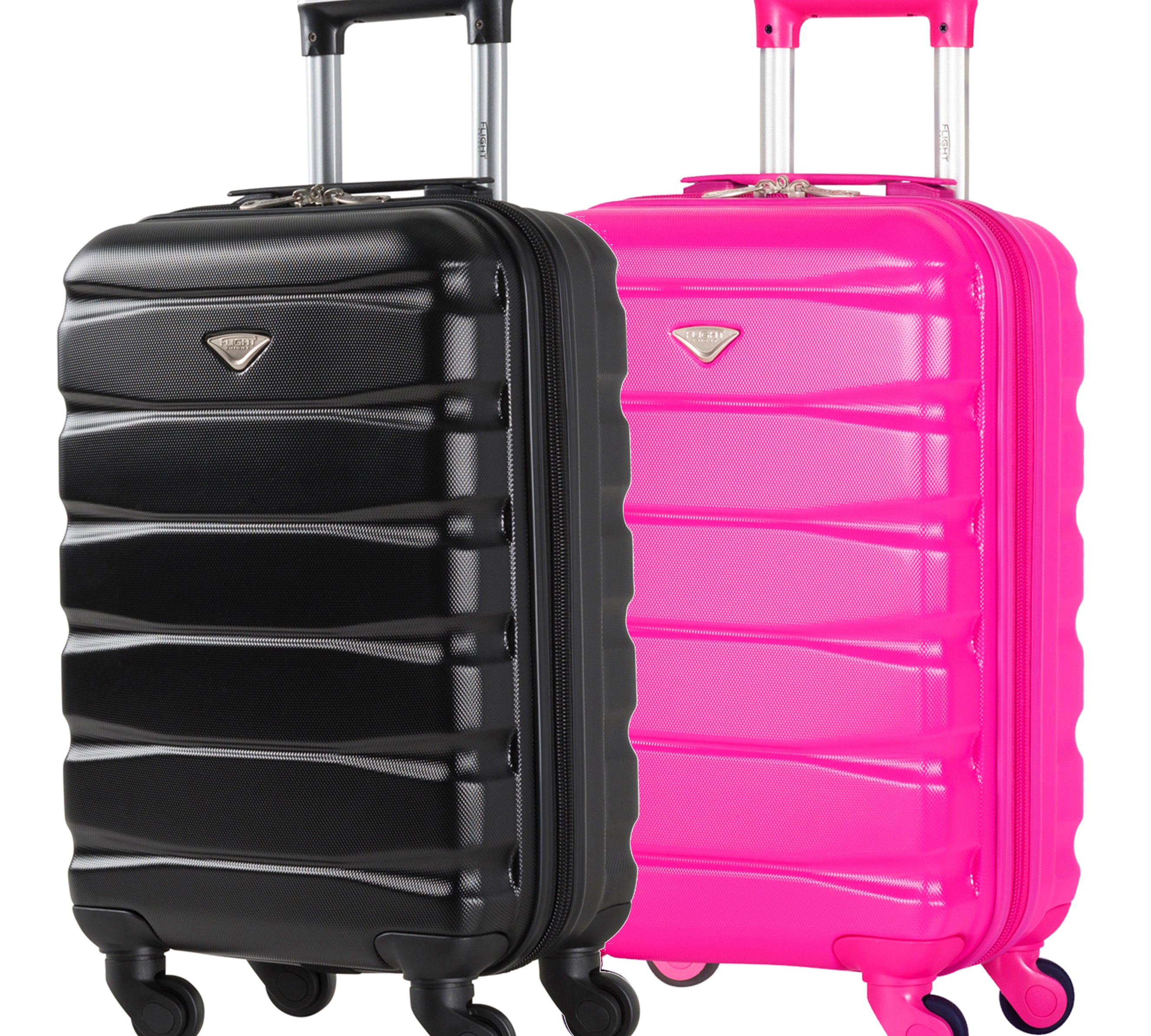55x35x20 Lightweight 4 Wheel ABS Hard Case Suitcases Cabin Carry On Hand Luggage