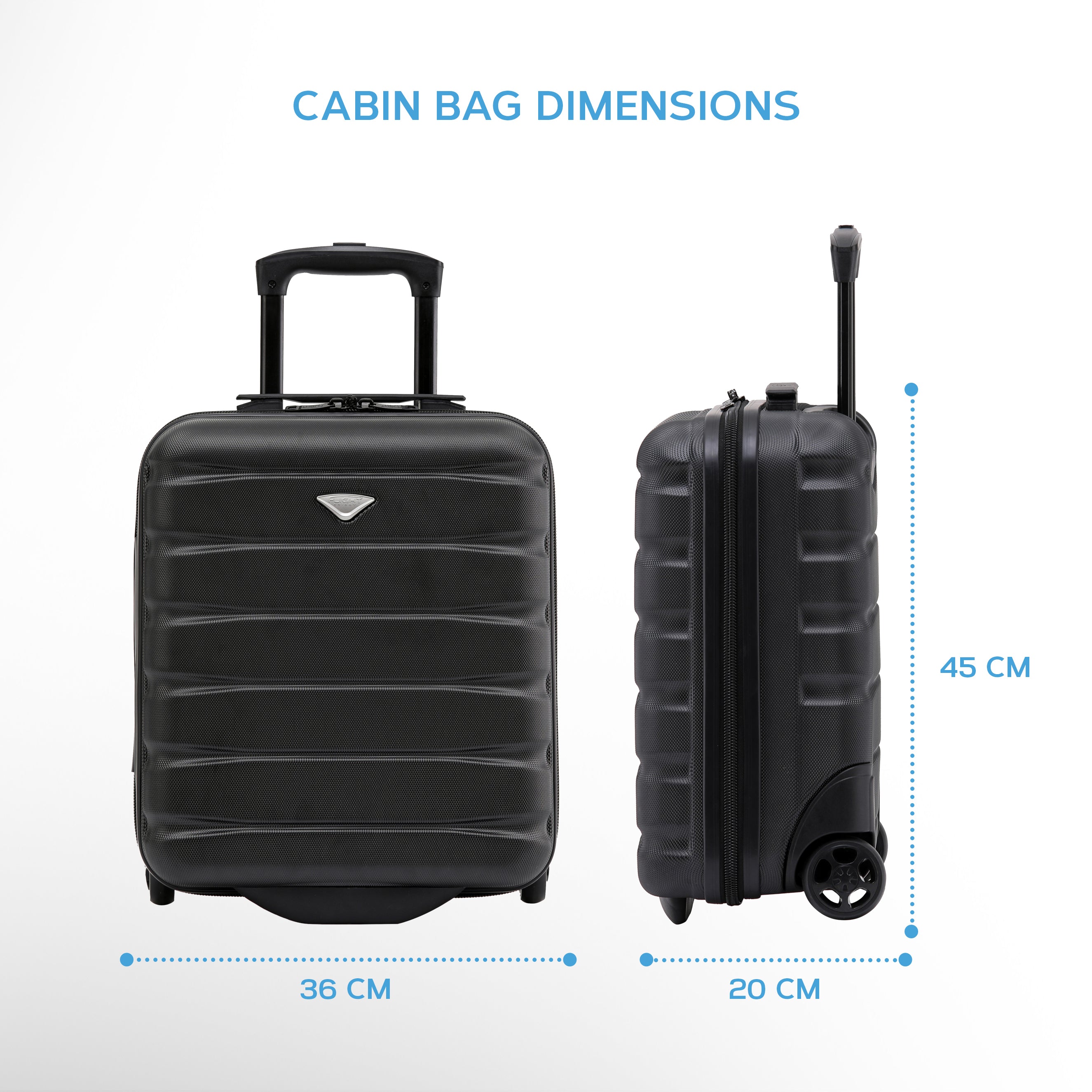 DUA Lightweight Flight Bag Cabin Bag Hand Luggage Multi Box –  bagsandluggage.co.uk