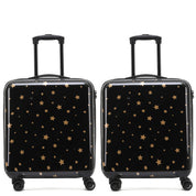 8 Wheel Hard Case Suitcases TSA Lock - Underseat Overhead Cabin & Large Check-in