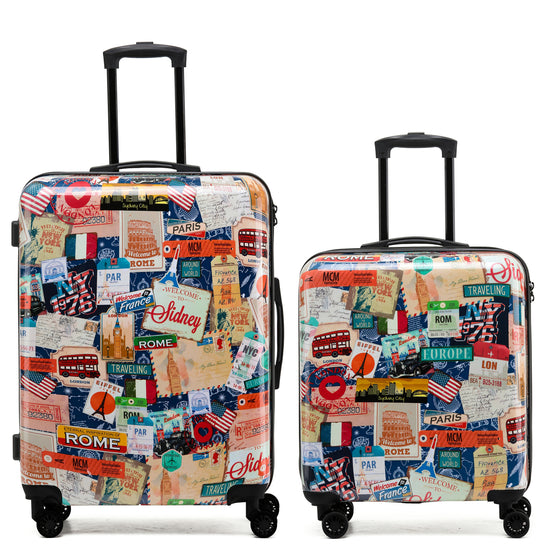 Load image into Gallery viewer, 8 Wheel Hard Case Suitcases TSA Lock - Underseat Overhead Cabin &amp;amp; Large Check-in
