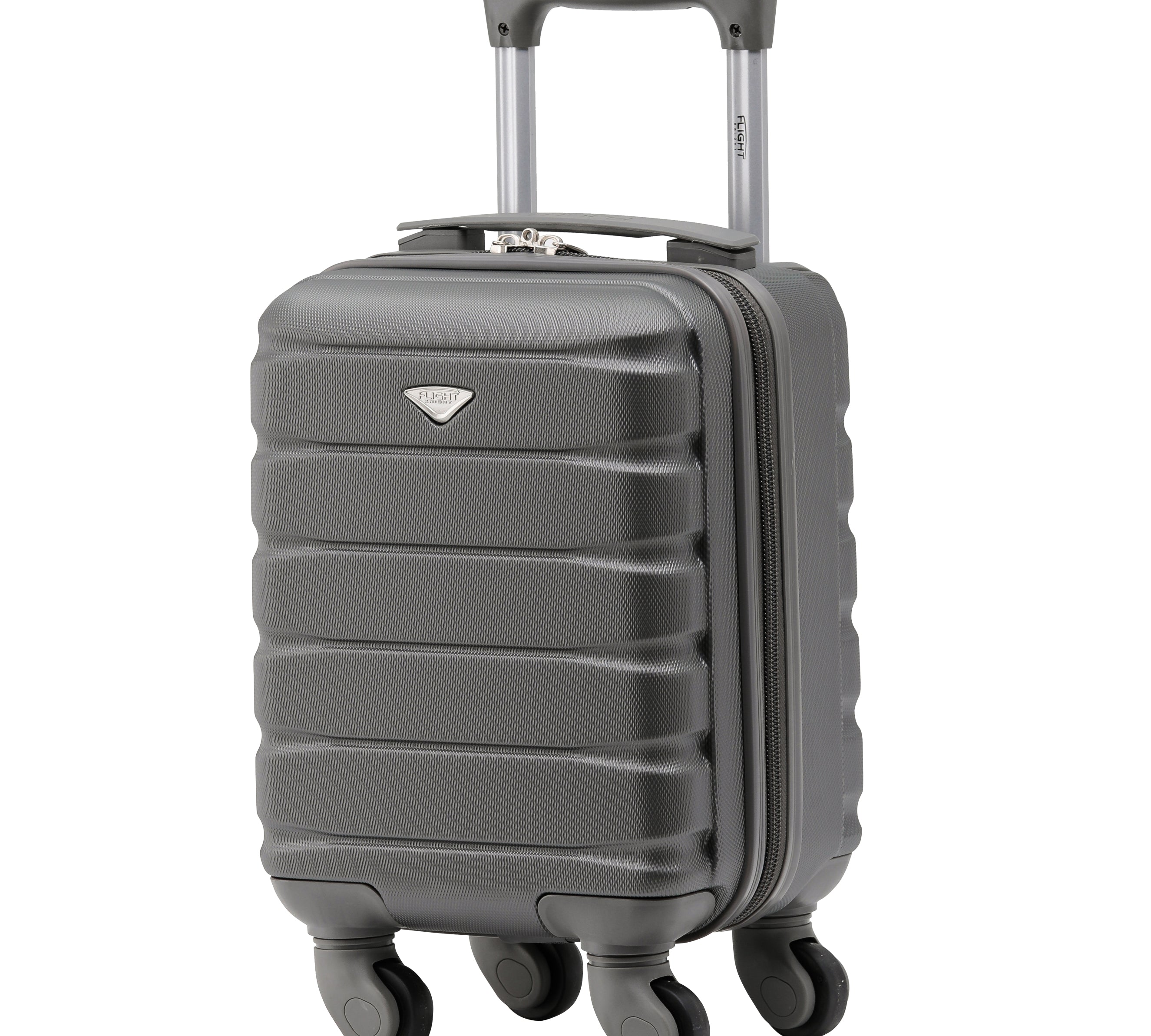 40x20x25cm Lightweight 4 Wheel ABS Hard Case Cabin Carry On Hand Luggage 100+ Approved Airlines Including BA, easyJet & Maximum Size for Ryanair