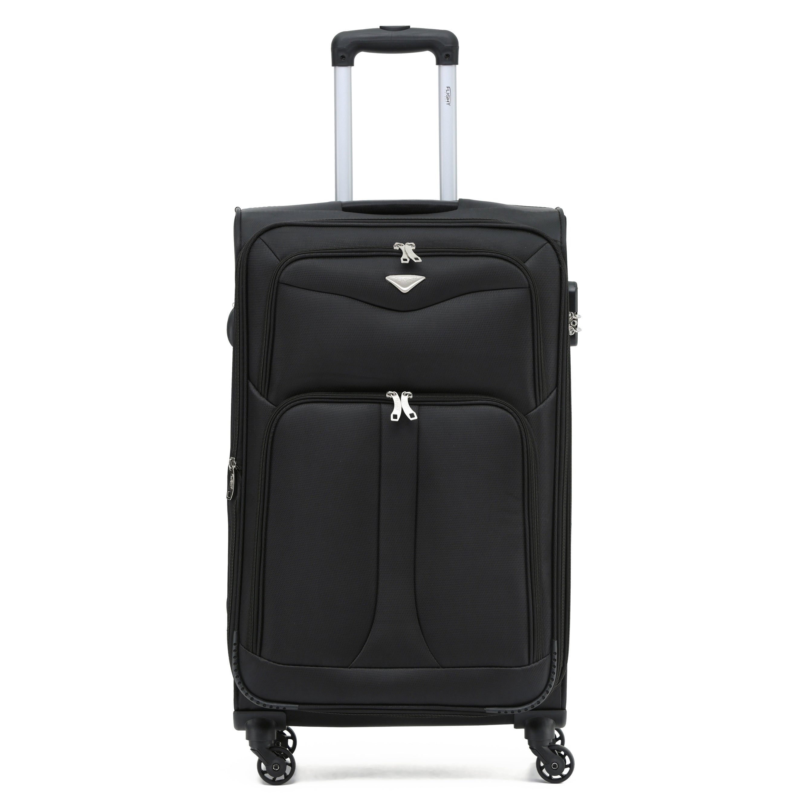 Lightweight 4 Wheel Soft Case Suitcases