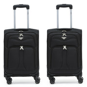 Lightweight 4 Wheel Soft Case Suitcases