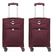 Lightweight 4 Wheel Soft Case Suitcases