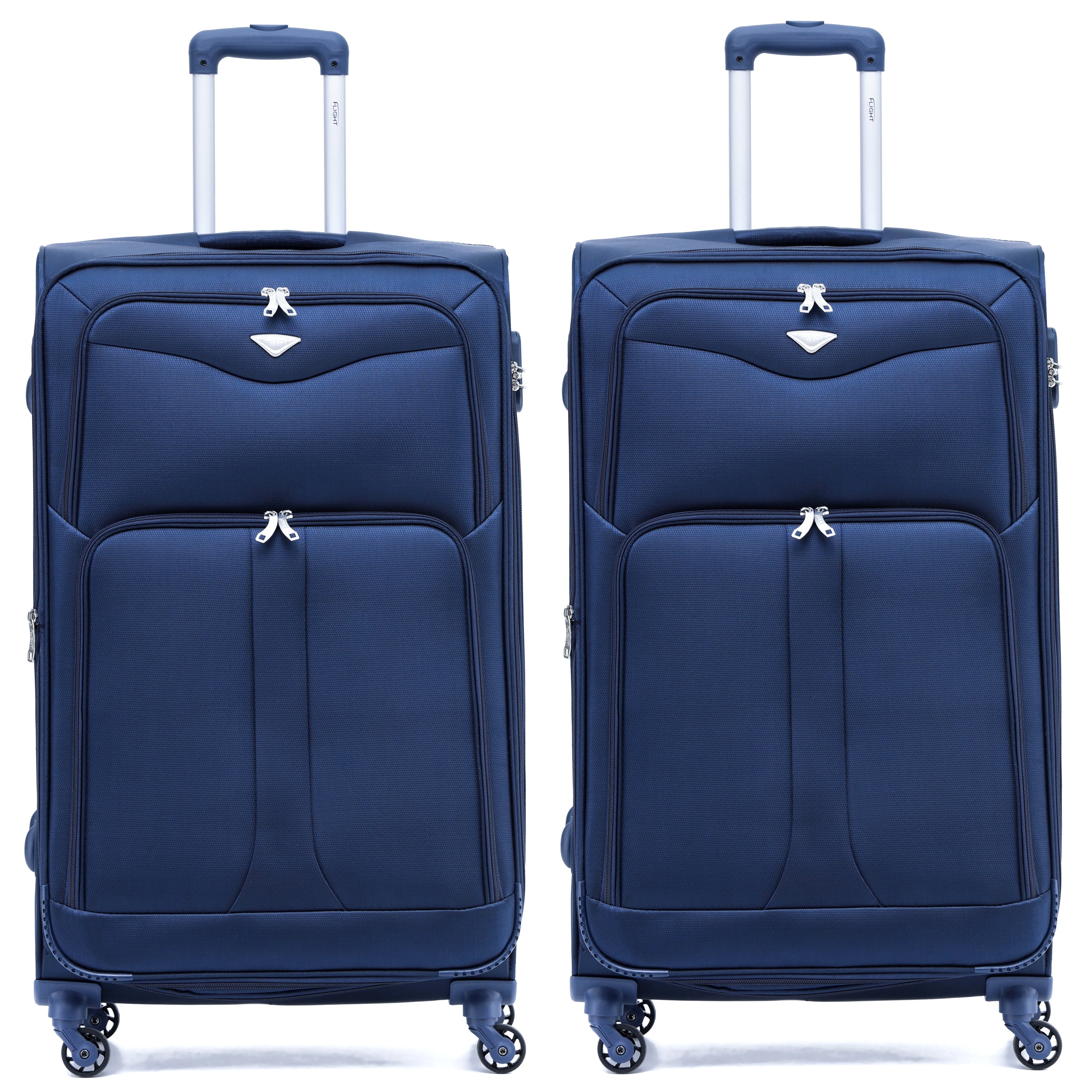 Lightweight 4 Wheel Soft Case Suitcases