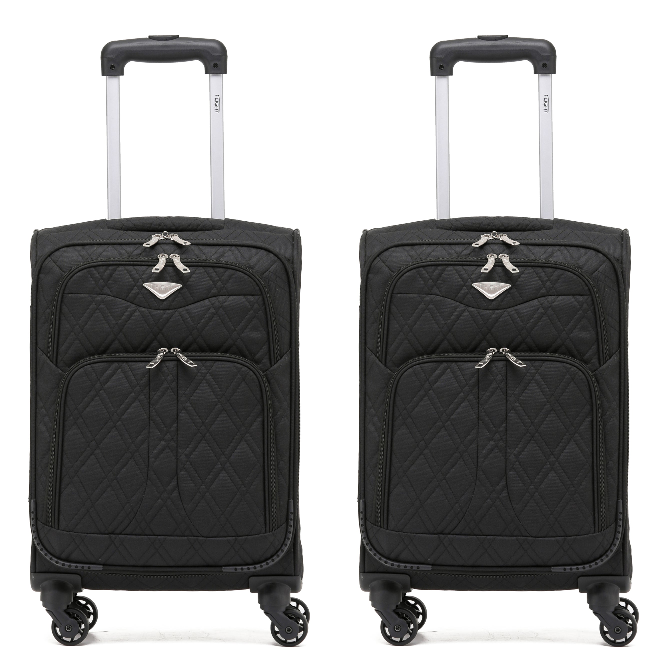 Lightweight 4 Wheel Soft Case Suitcases