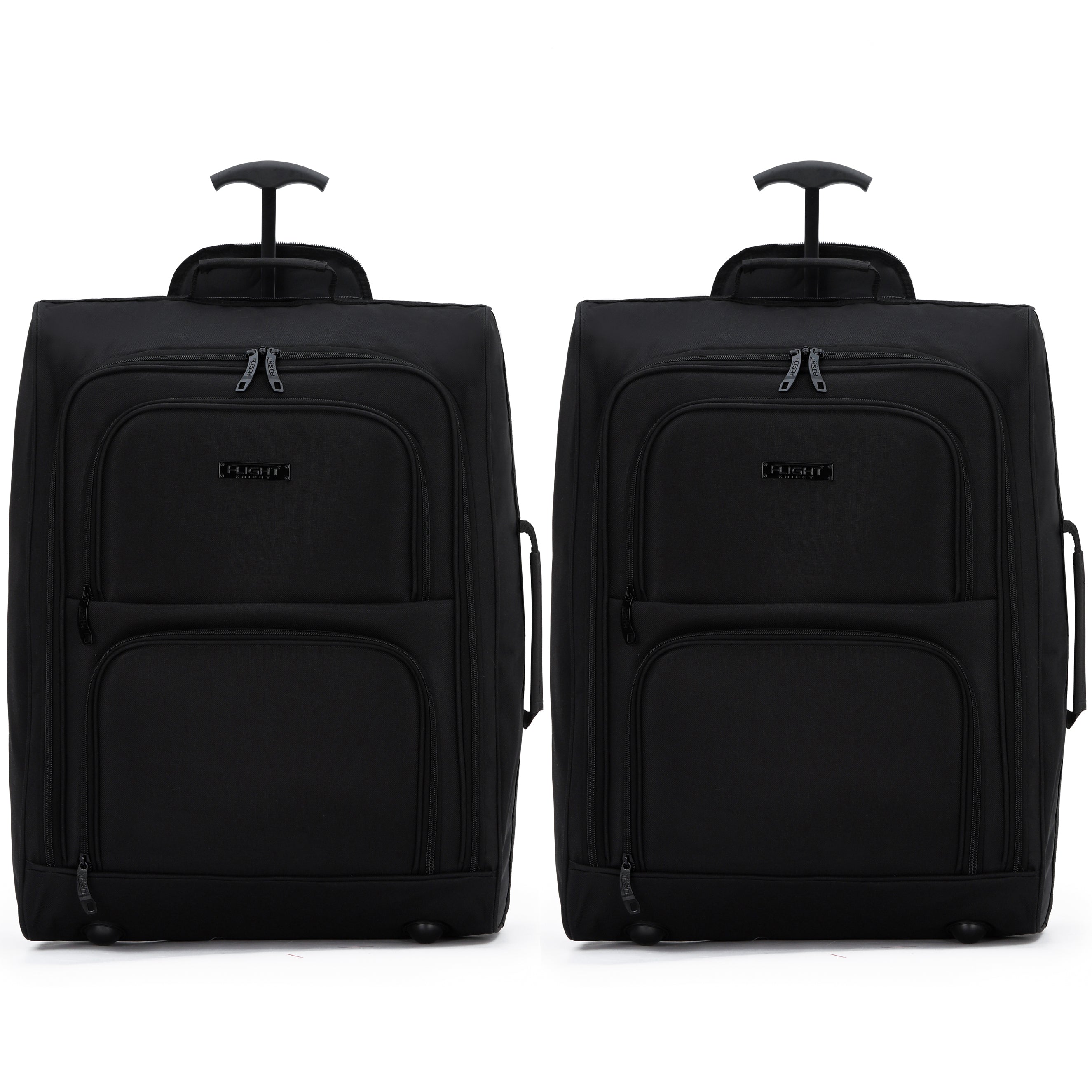55x40x20cm 2 Wheel Soft Shell Suitcase