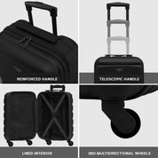 SAFIR Cabin Bag & Large Check-in Suitcase Set of 2