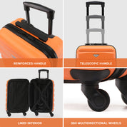 SAFIR Cabin Bag & Large Check-in Suitcase Set of 2