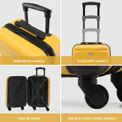 SAFIR Cabin Bag & Large Check-in Suitcase Set of 2