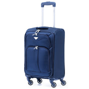 Lightweight 4 Wheel Soft Case Suitcases